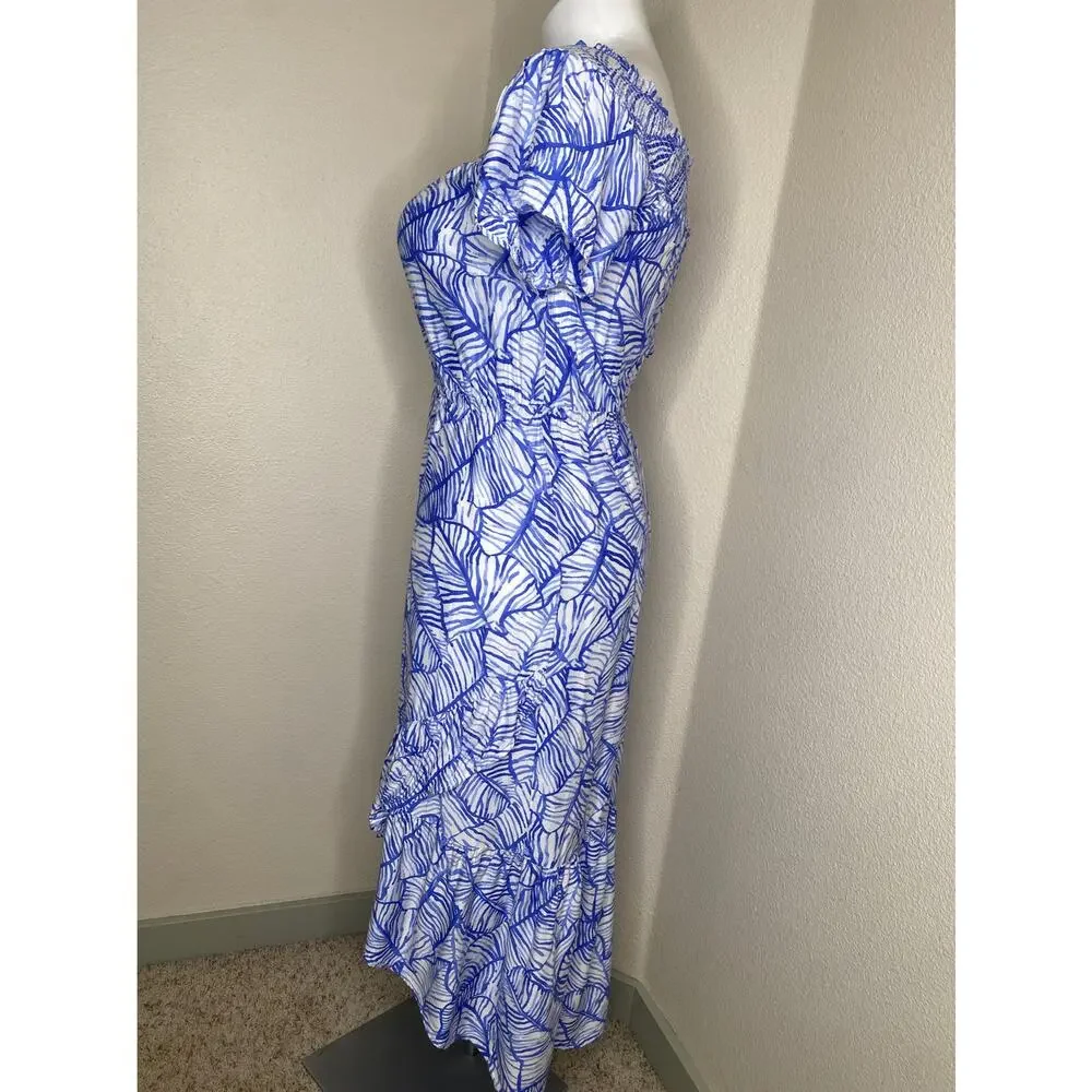 Off the shoulder high-low  maxi dress size 2